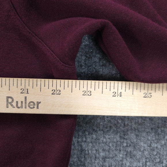 Mizzen+Main Burgundy Zip Up Sweater - Picture 8 of 11